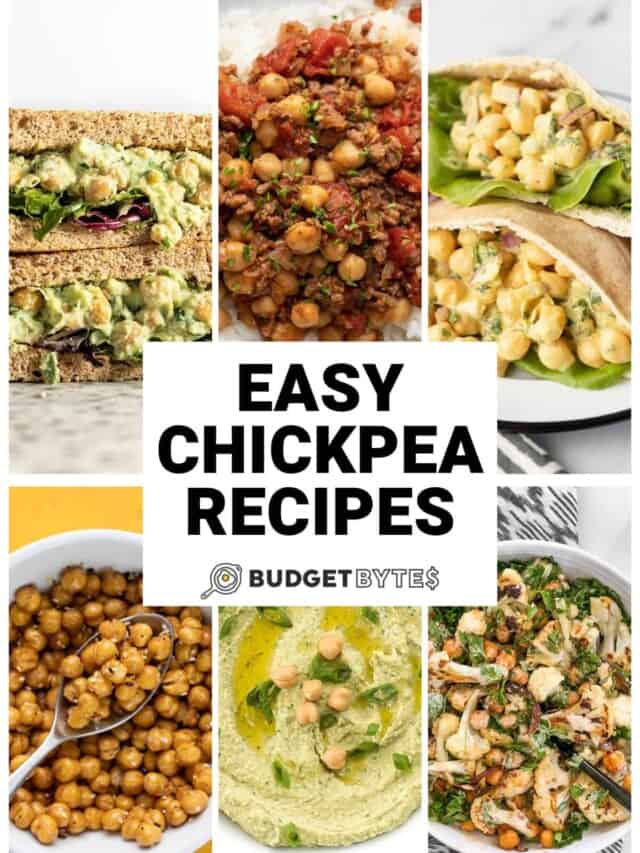 Easy Chickpea Recipes - Budget Bytes