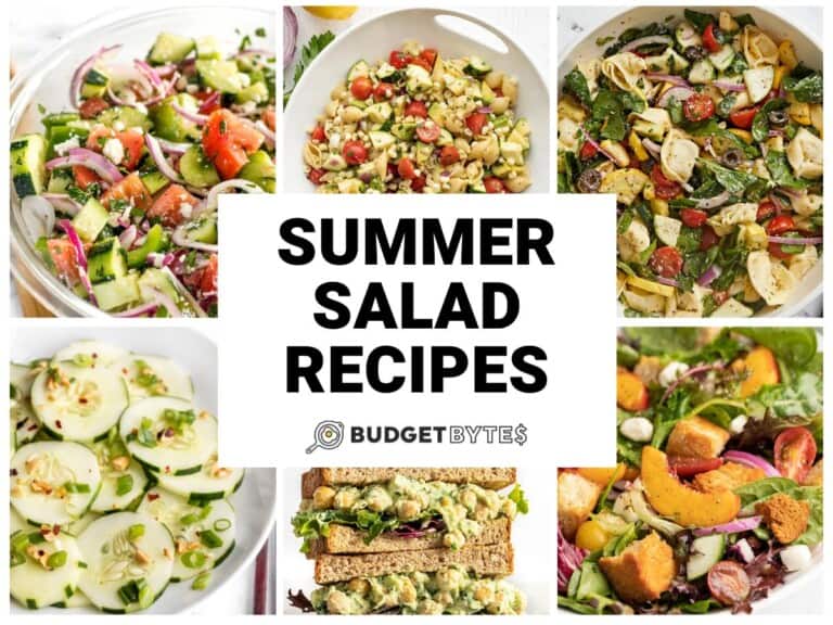 Summer Salad Recipes - Budget Bytes