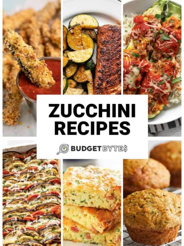 Zucchini Recipes - Budget Bytes