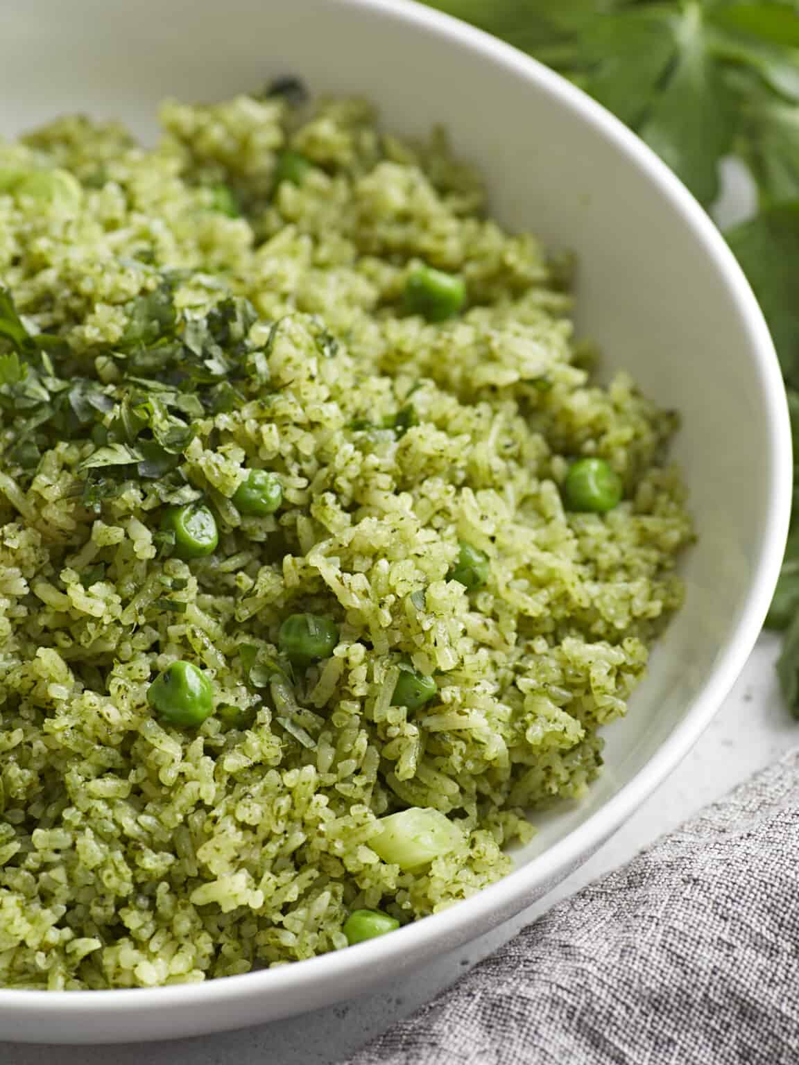 Arroz Verde (Green Rice) - Budget Bytes