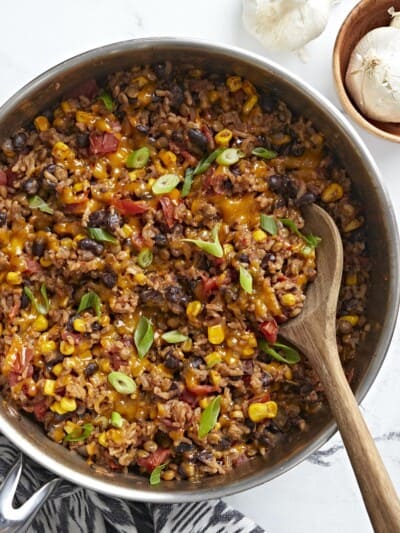 Southwest Lentils And Rice Skillet - Budget Bytes