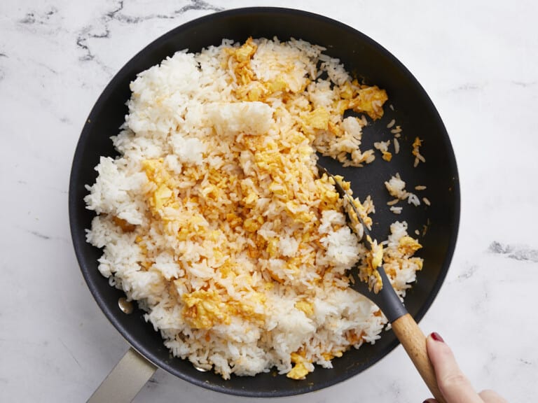 Scrambled Eggs with Rice - Budget Bytes