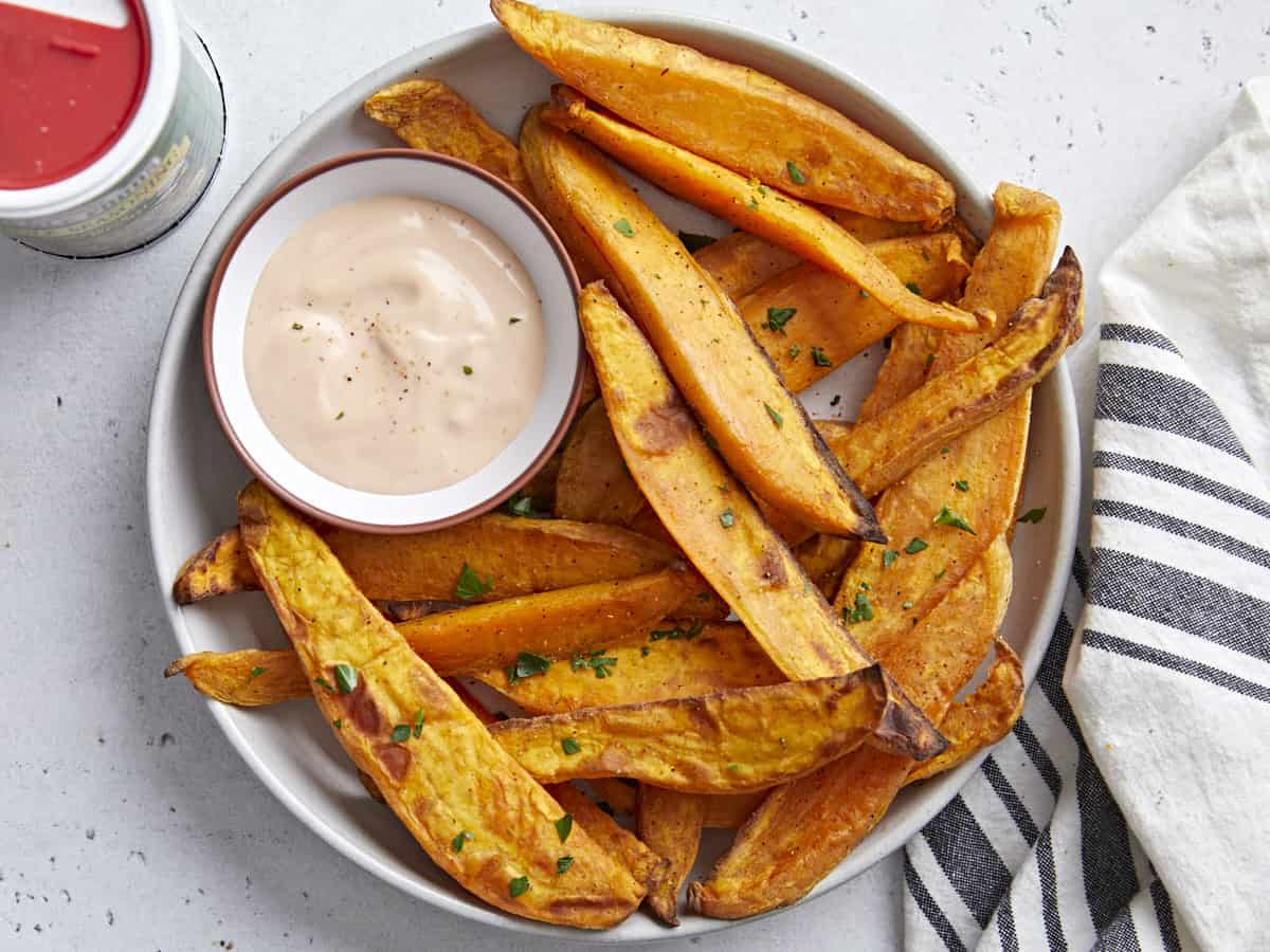 Air Fryer Sweet Potato Fries - Budget Bytes
