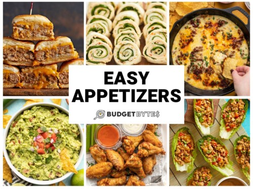 20 Budget Friendly Easy Appetizers Budget Bytes   Easy Appetizers H1 500x375 