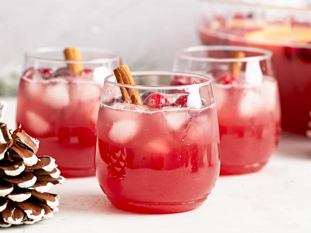 Easy Sparkling Holiday Party Punch (Non-Alcoholic) - Plan to Eat