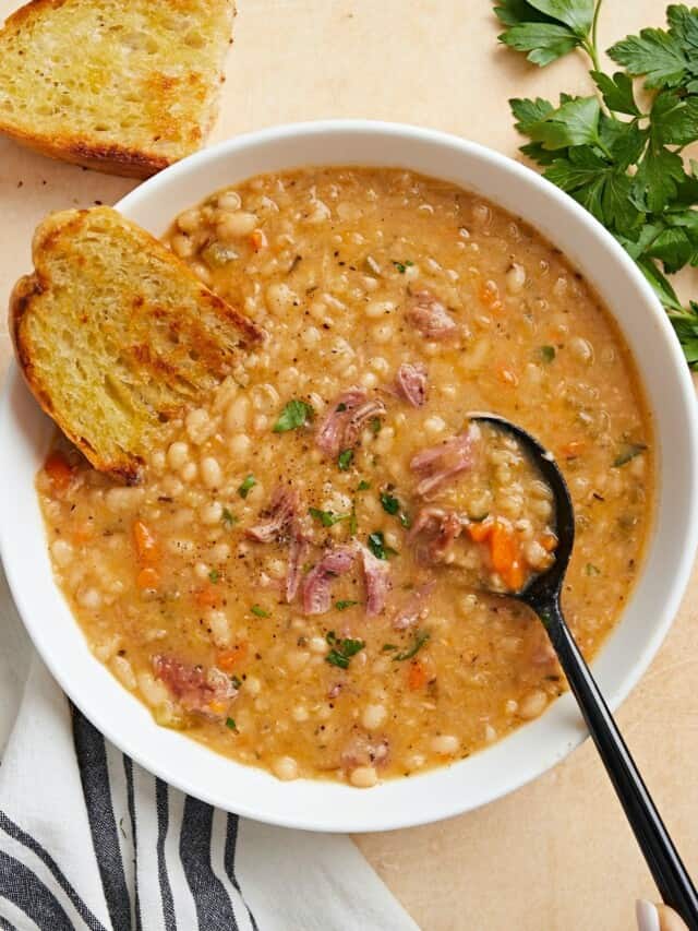 Creamy Navy Bean Soup Recipe - Budget Bytes