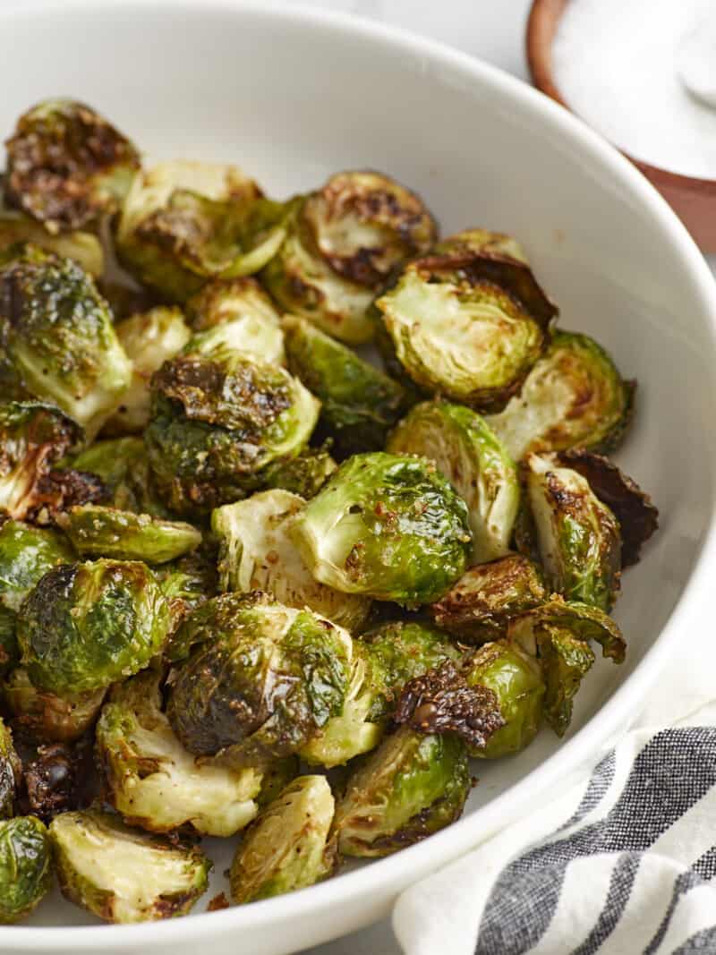 Air Fryer Brussels Sprouts - Budget Bytes