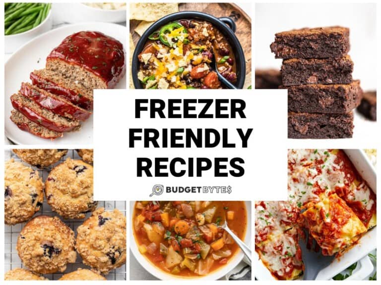 Freezer Friendly Recipes - Budget Bytes