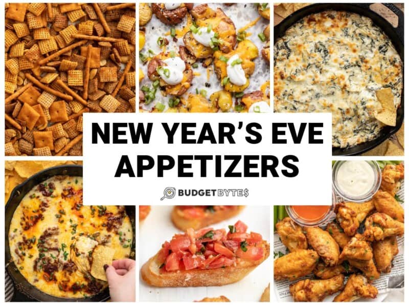 New Year's Eve Appetizers Budget Bytes