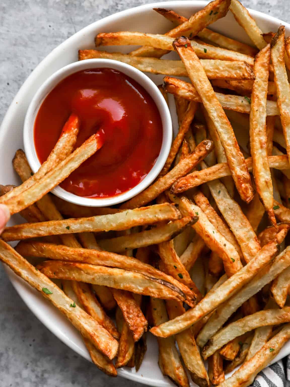 Air Fryer French Fries - Budget Bytes