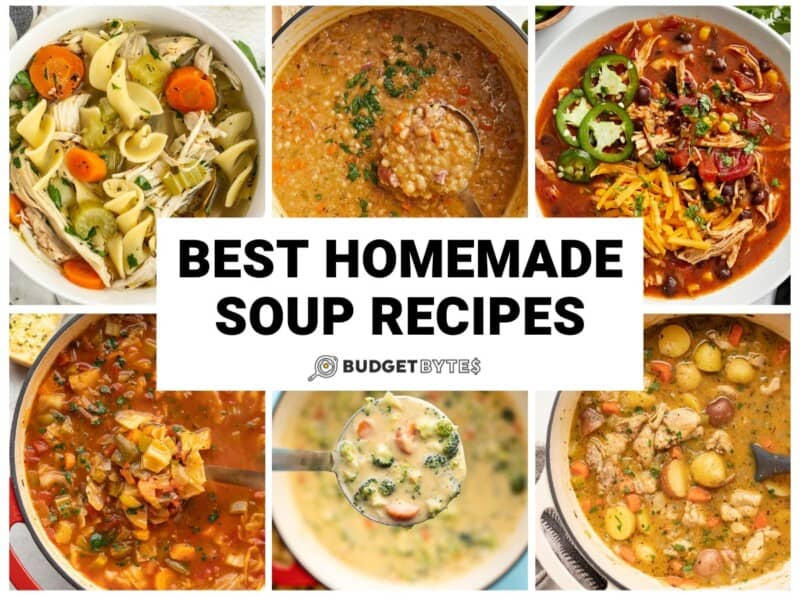 Best Homemade Soup Recipes - Budget Bytes