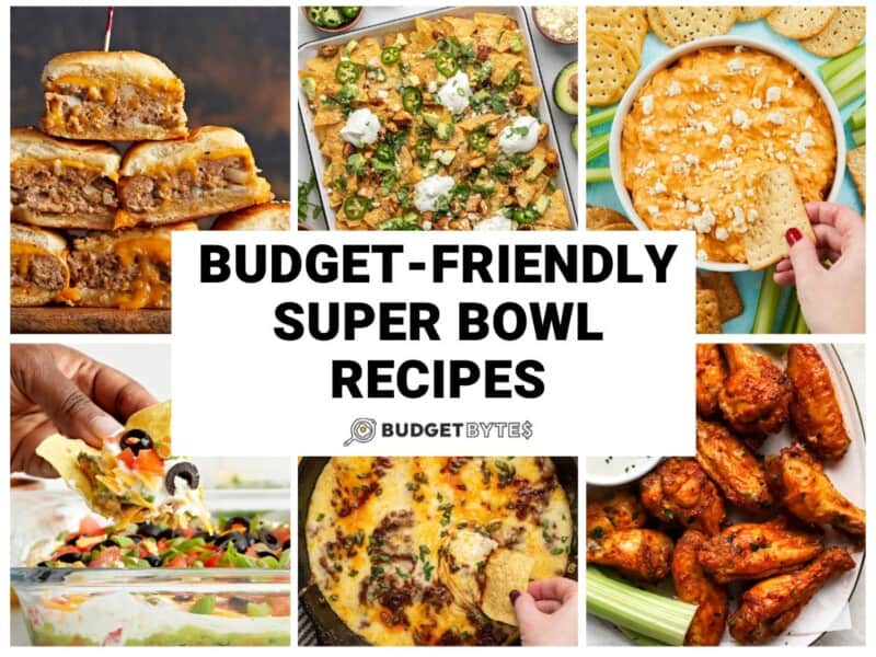 BudgetFriendly Super Bowl Recipes Budget Bytes