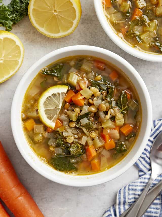 Mediterranean Lentil Soup - Budget Bytes