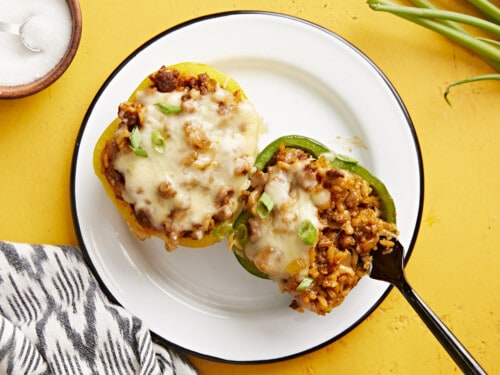 Chorizo Stuffed Bell Peppers - Budget Bytes