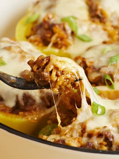 Chorizo Stuffed Bell Peppers - Budget Bytes