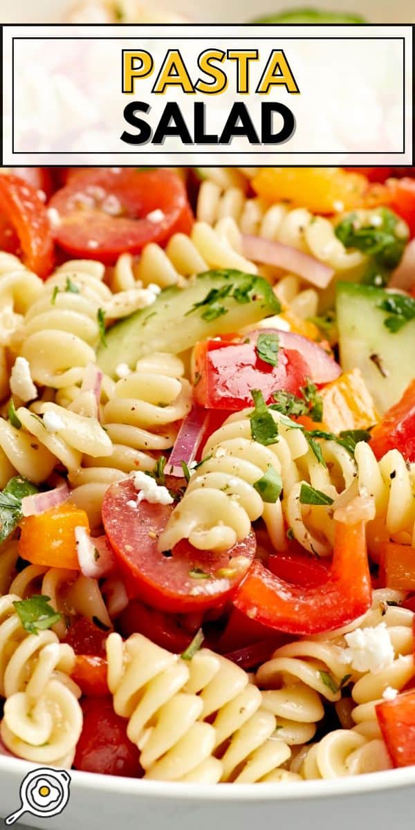 pasta salad pin image