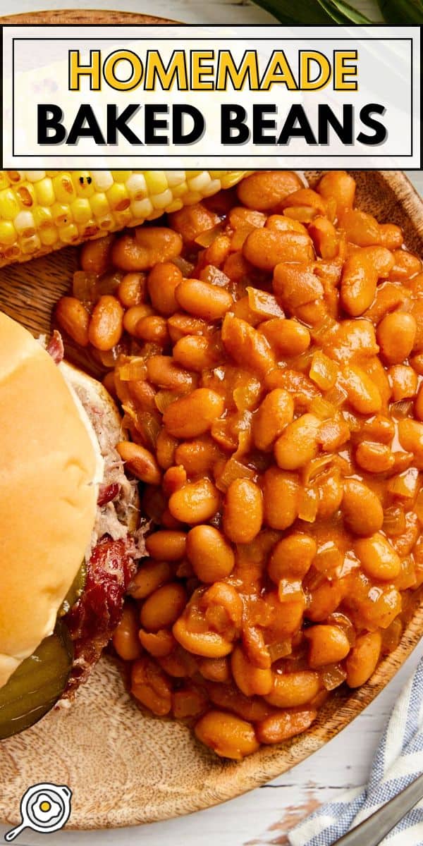 stovetop baked beans pin.