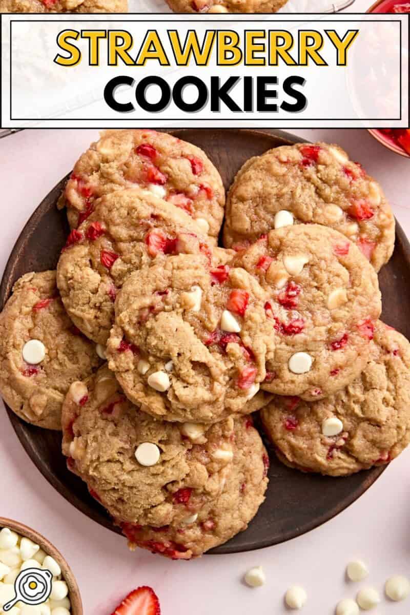 strawberry cookies pin.