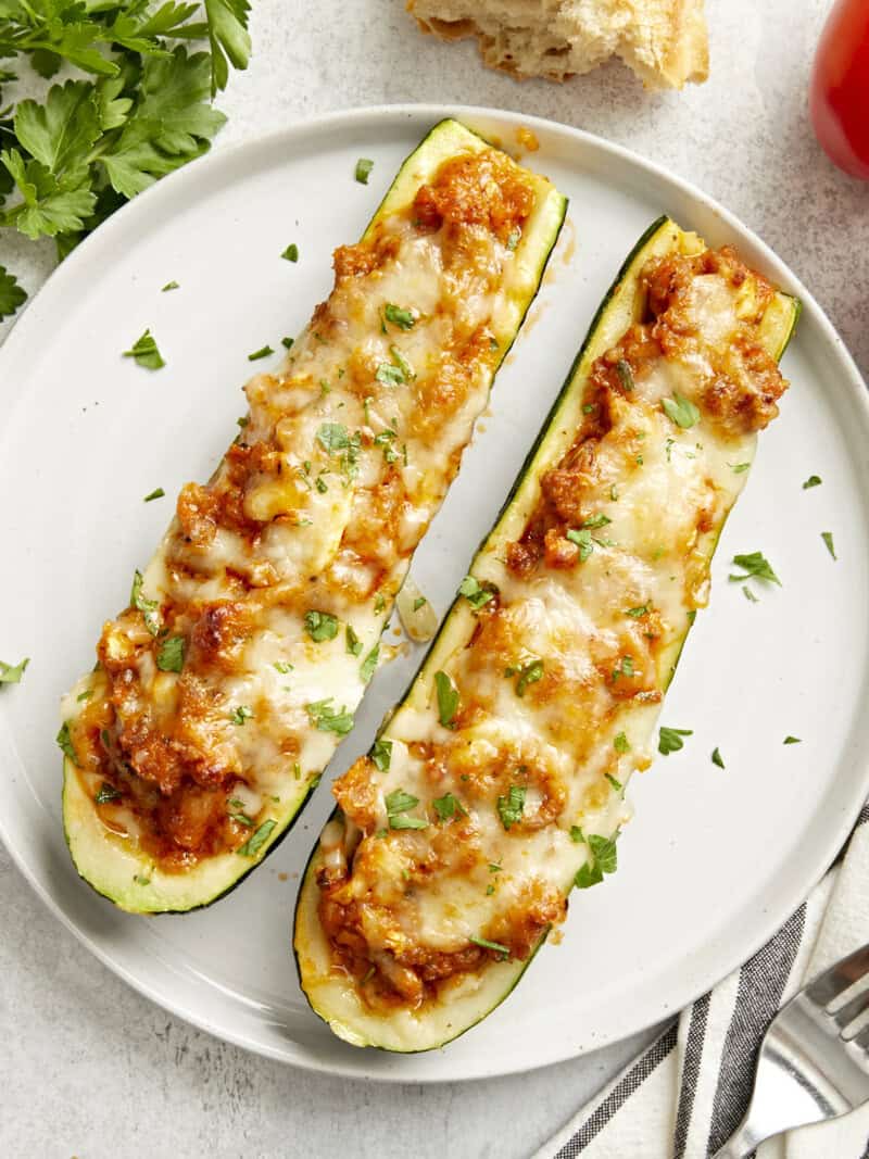 Stuffed Italian Zucchini Boats - Budget Bytes