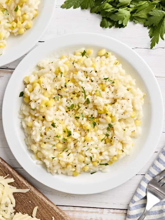 Sweet Corn Risotto - Budget Bytes