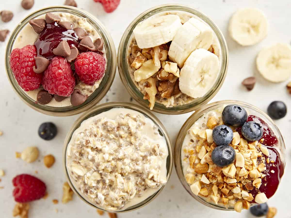 Overnight Oats (Base Recipe plus Variations)