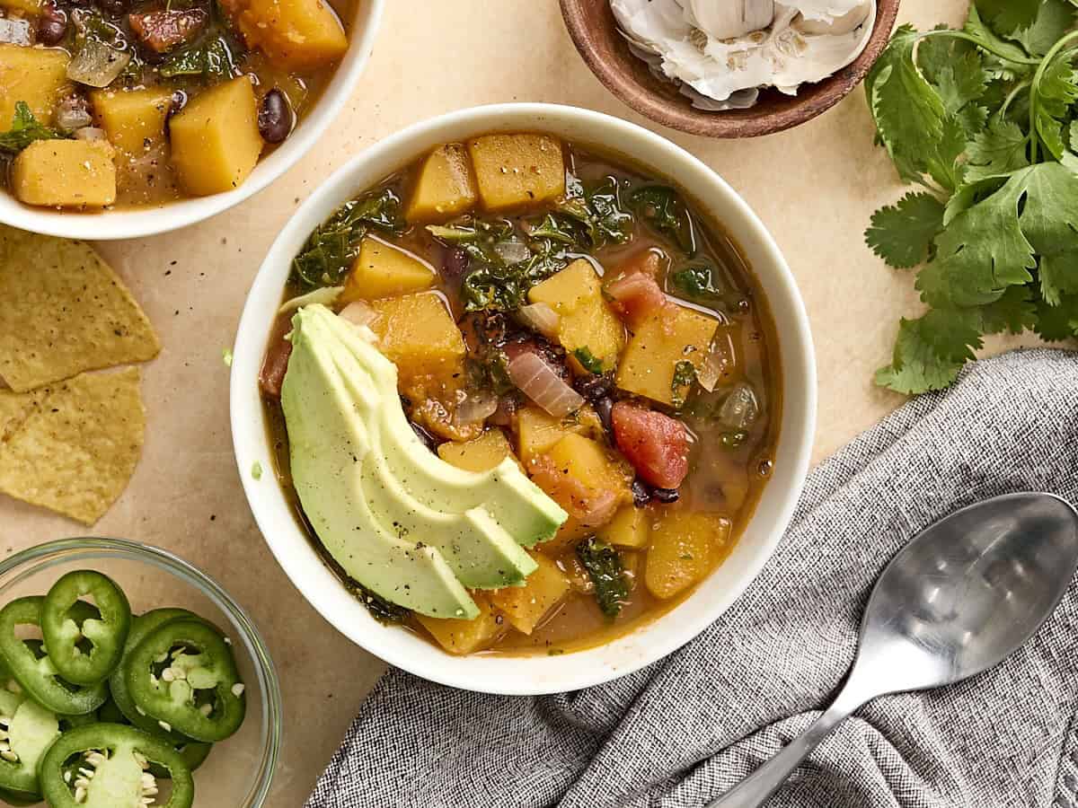 Butternut Squash and Black Bean Soup