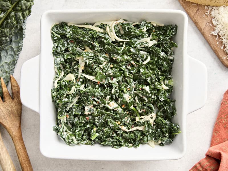 Creamed Kale - Budget Bytes