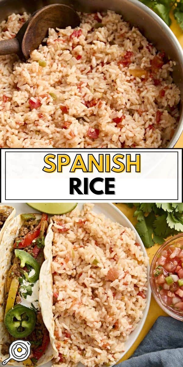 Spanish rice pin image