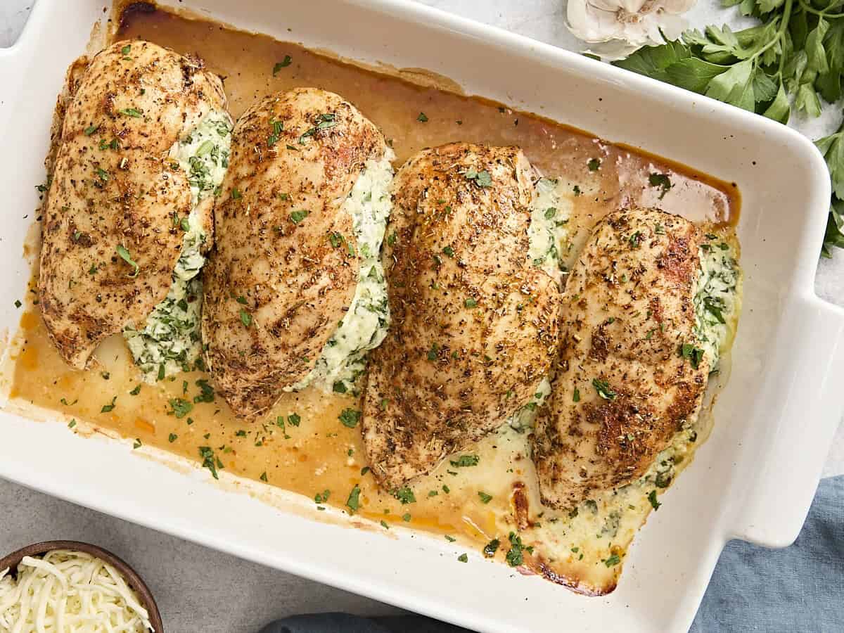 Spinach Stuffed Chicken Breast