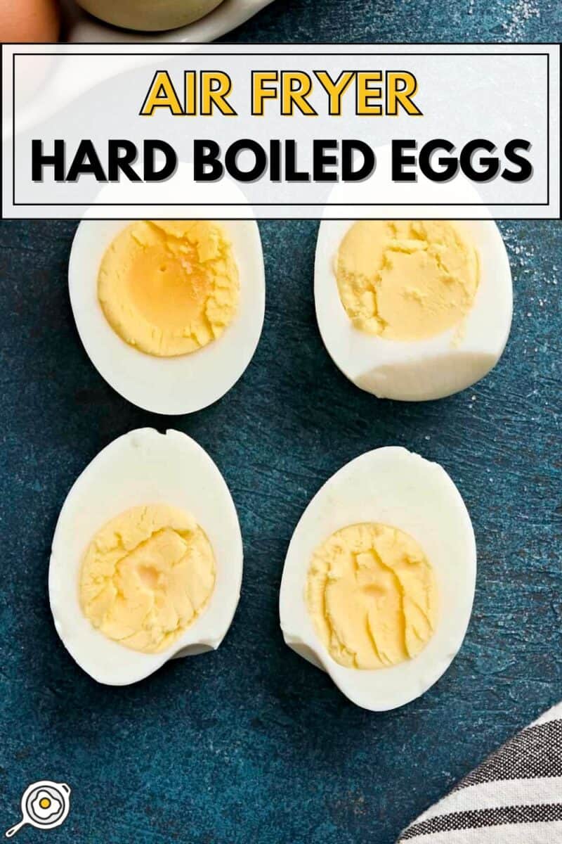 Air Fryer Hard Boiled Eggs pin image