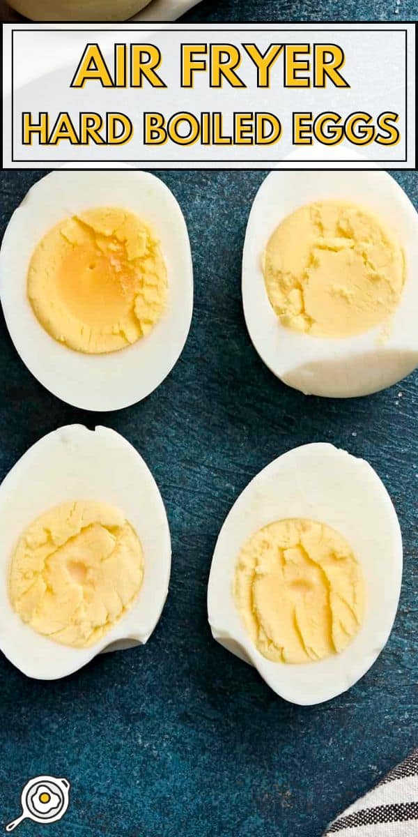 Air Fryer Hard Boiled Eggs pin image