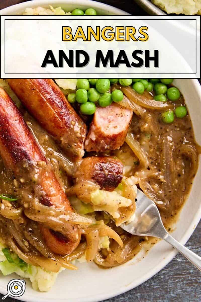 bangers and mash pin image