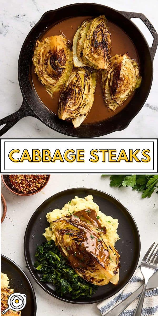 Cabbage Steak pin image