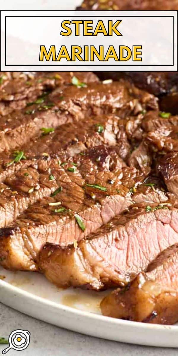 steak marinade pin image