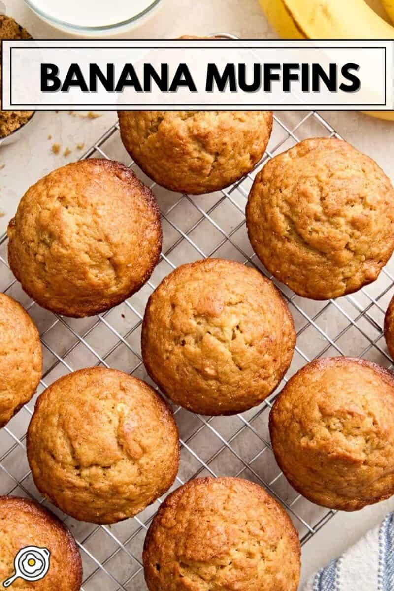 Banana Muffins pin image