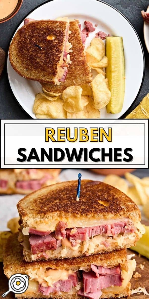 Reuben Sandwiches pin image